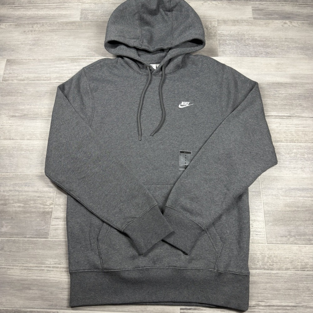 Nike Sportswear Club BB Pro Men's Gray Hoodie Fleece Size Small FN3859-071 NWT